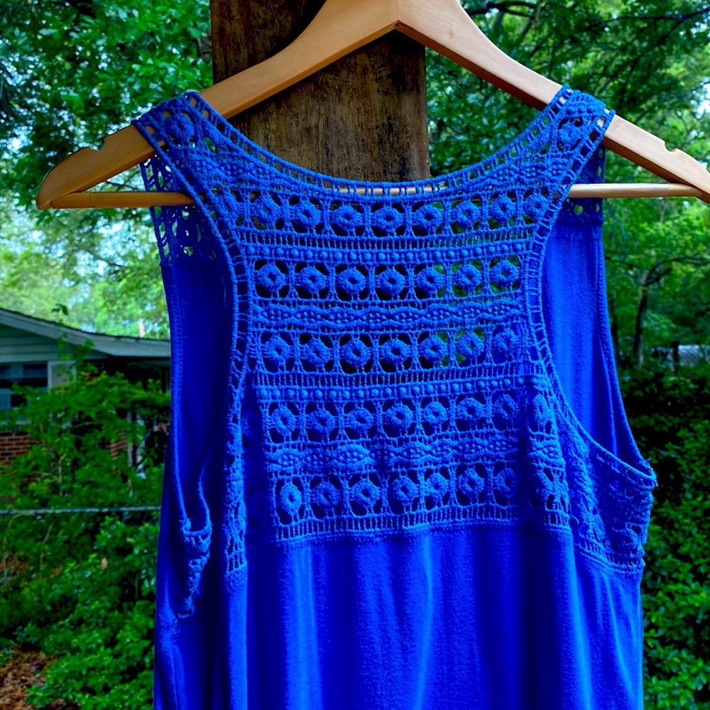 Blue Lace Shirt - Picture 3 of 4